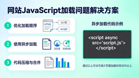 解决网站JavaScript加载问题及相关代码示例