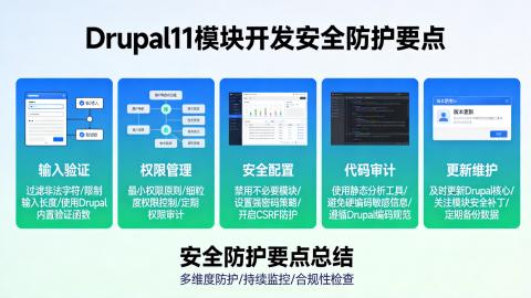 Drupal11模块开发的安全防护要点有哪些？