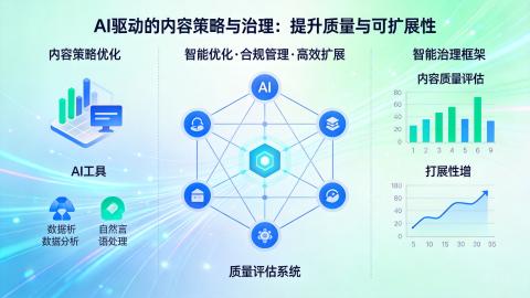 将人工智能融入内容策略与治理，以提升质量和可扩展性
