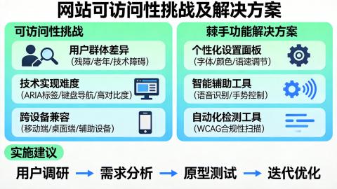 网站可访问性挑战及棘手功能的解决方案