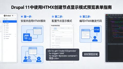 Drupal 11中使用HTMX创建节点显示模式预览表单的详细指南