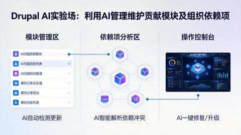 Drupal AI实验场：利用AI管理维护贡献模块及组织依赖项
